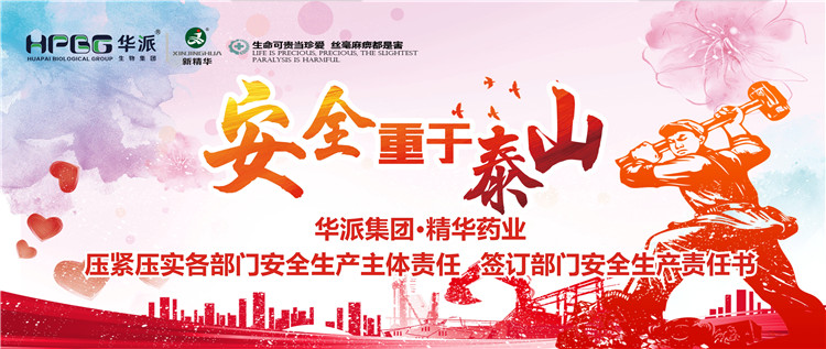 清静重于泰山 |华派集团&bull;耀彩网药业压紧压实各部分清静生产主体责任 签署部分清静生产责任书